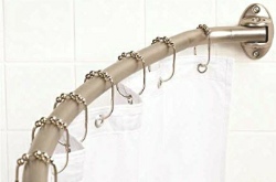 Premier Never Rust Curved Shower Rod - Coolest5.com