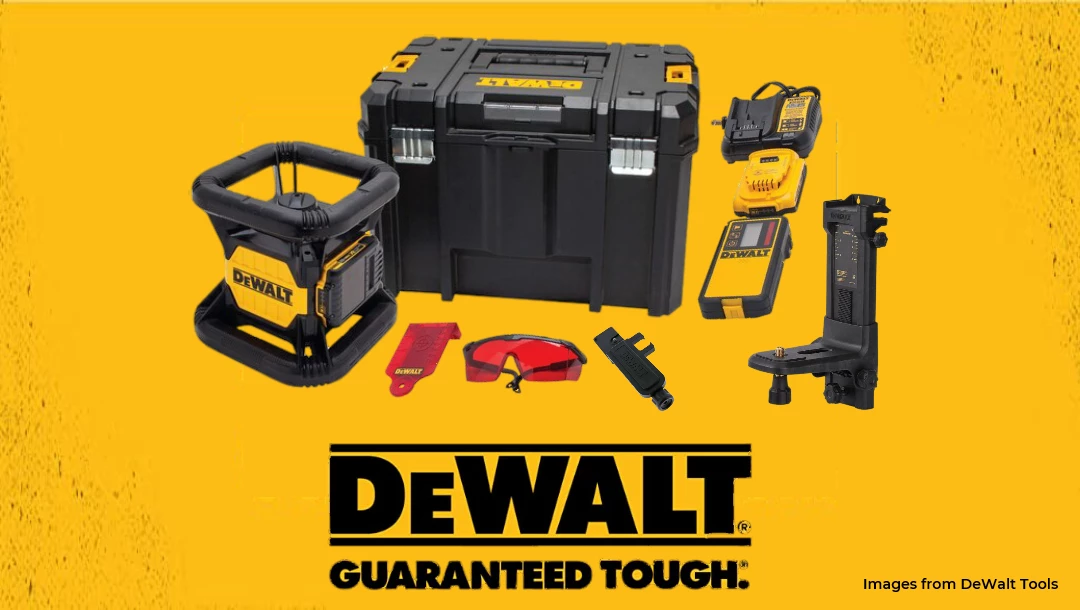 DeWalt DW074LR Rotary Laser Level Kit - Coolest5.com