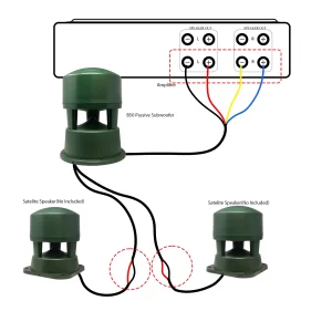 TIC B50 Outdoor Subwoofer Wiring - Coolest5.com