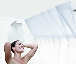 SPACE Expanding Shower Curtain Liner System